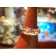 画像1: 14k gold 4mm & 14k gold 6mm ring  (1)