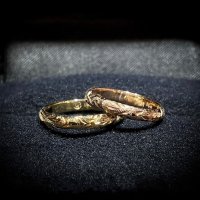 14K gold barrel ring (3mm幅)