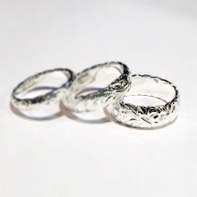 他の写真1: silver hawaiian ring (cut out - 8mm)