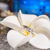 silver hawaiian ring (cut out - 4mm)