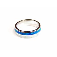 Opal two color ring