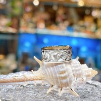 手彫り Flat ring 8mm幅 