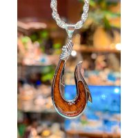 Koa wood フィッシュフック