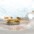 波＆マイレ Mix cut ring 3mm幅