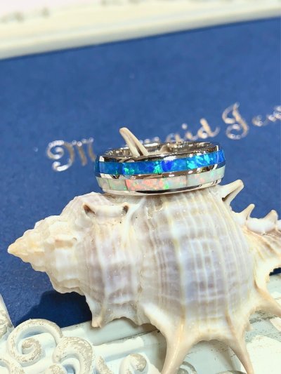 画像1: Opal two color ring